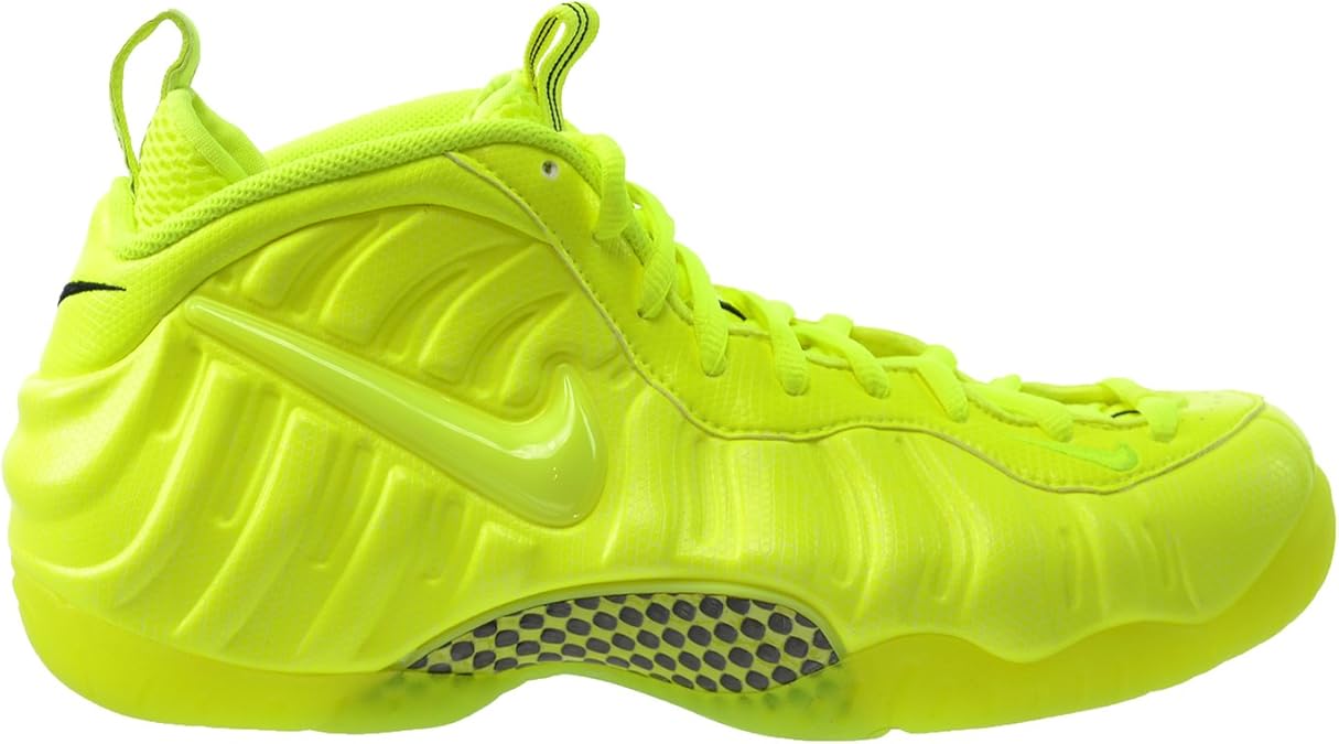 Amazon.com | Nike Air Foamposite Pro Men's Basketball Shoes Volt/Black 624041-700 (9.5 D(M) US 