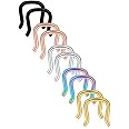 SCERRING 316L Surgical Steel U-Shaped Nose Ring Septum Piercing Hanger Retainer 16g,14g,12g