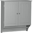 RiverRidge Ashland Collection Two-Door Wall, Gray Cabinet,Grey
