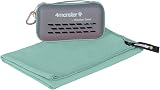 4Monster Microfiber Travel Towel Turquoise 100x50cm Quick Dry Lightweight view 2
