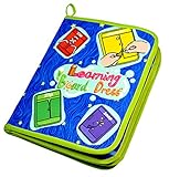 Yoovi Montessori Learn to Dress Boards Toys Quiet Book - Zip, Snap, Button, Buckle, Lace and Tie Early Learning Basic Life Skills Toys Book