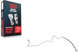 CMX Rear Right (Passenger Side) Outer Brake Hydraulic Hose 12-H621174 Replacement For Volkswagen Jetta Beetle Golf Audi TT Qu