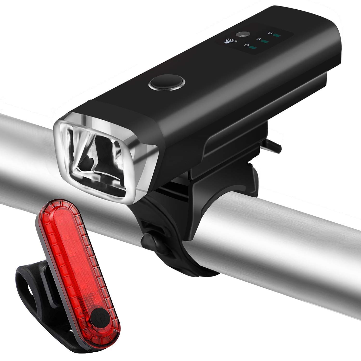 akale rechargeable bike light set