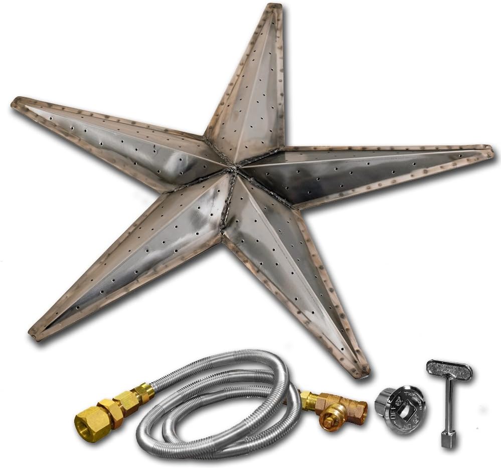 Firegear Outdoors Stainless Steel Fire Pit Burner Kit - Firestar (24-Inch)