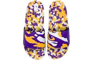 HYPE CO Hype NCAA Team Graphic and Color Unisex Quick Dry Slydr Sandal