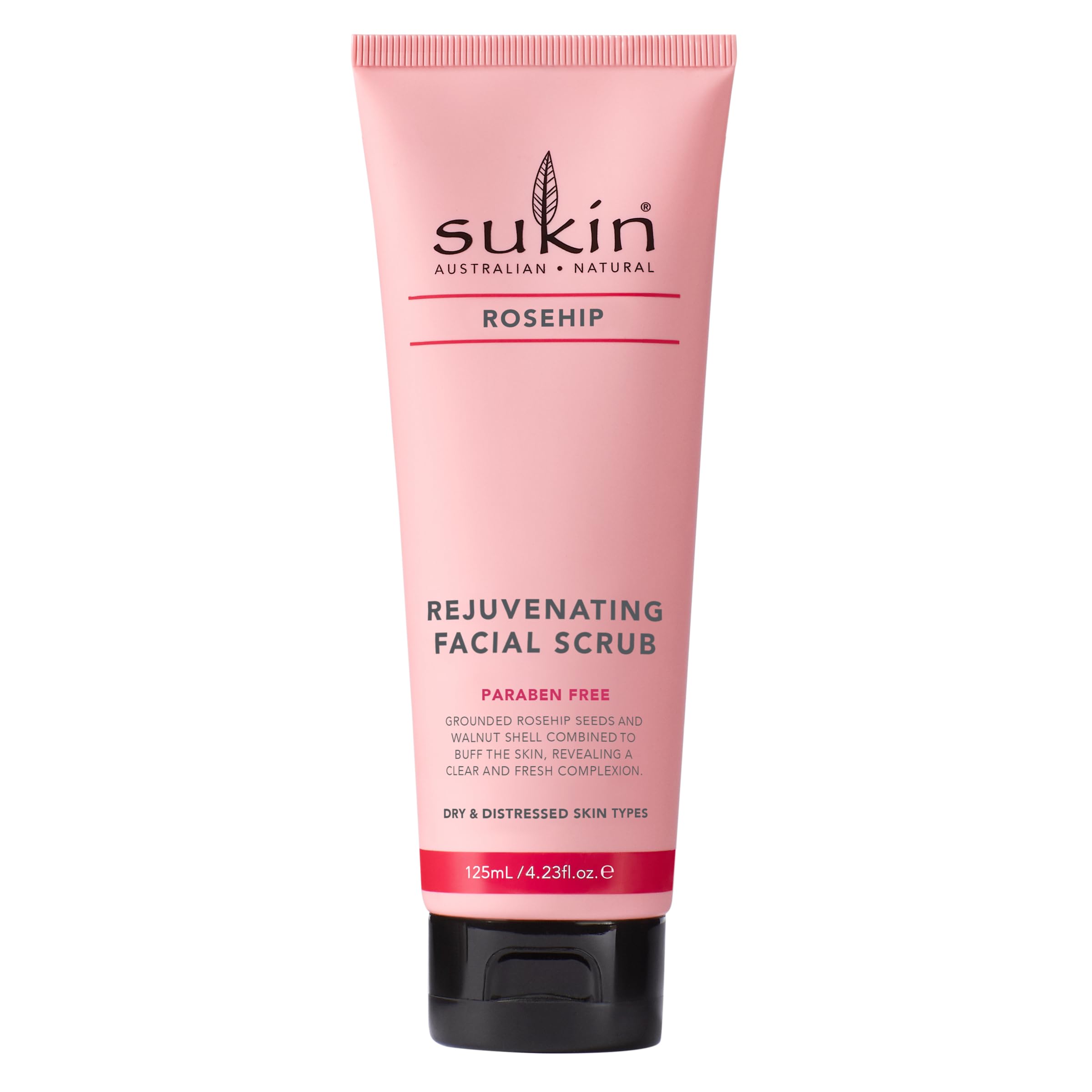 Sukin Rosehip Rejuvenating Facial Scrub, 125 ml