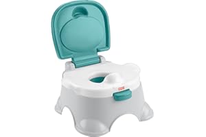 Fisher-Price™ 3-in-1 Toddler Toilet Training Potty Chair and Step Stool, with Removable Toilet Ring