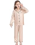 SWOMOG 2-Piece Long Sleeve Satin