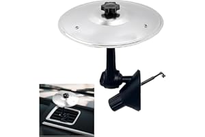 GENERIC Car Cymbal Air Vent, Crash Cymbals, Mini Drums Set for Music Lovers, Easy Installation and Rugged, Drum Lover Gifts (Sliver)