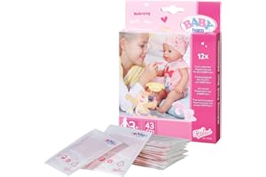 BABY born Food Sachets for Doll - Easy for Small Hands, Creative Play Promotes Empathy and Social Skills, for Toddlers 3 Years and Up - Includes 12 Sachets