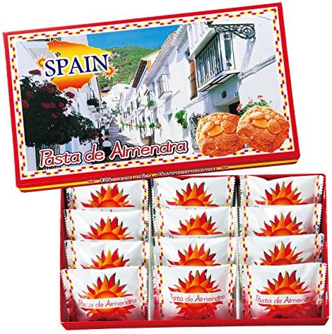 Amazon スペインお土産 スペイン アーモンドクッキー 1箱 海外 みやげ スペイン 土産 食品 飲料 お酒 通販