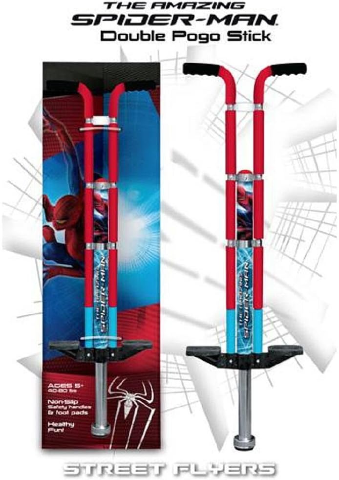 Streetflyers The Amazing Spider-Man Double Pogo Stick