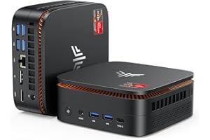 KAMRUI Hyper H1 Mini Gaming PC, AMD Ryzen 7 6800H, 32GB DDR5 4800MHz 1TB M.2 NVMe PCIe3.0x4 SSD Mini PC(8C/16T,up to 4.7GHz),