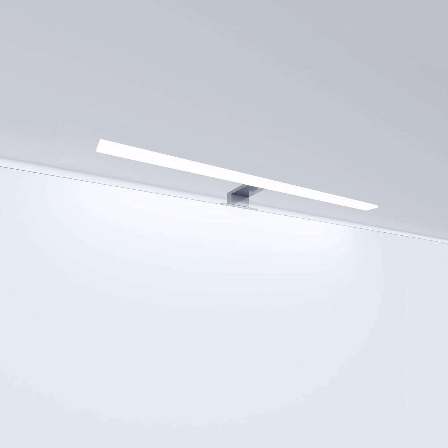 Edelstahl Aufbauleuchte IP44 Für Bad & Feuchträume – Inkl. 5W LED Warmweiß, Kein Trafo Nötig