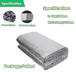 MRPAPA Double Reflective Insulation Foam, 48" x 10