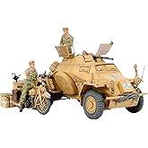 TAMIYA 300035286 &ndash; 1:35 WWII Special Automotive 222 Direct-Action Reconnaissance Tank North Africa (3) for unisex