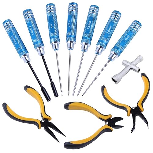 thumbnail image 2 of Hobbypark 11-in-1 RC Tools Kit - Professional Repair Set For Drones & Cars 2 of 10