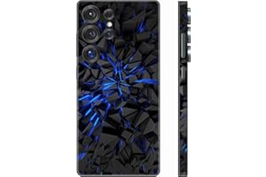 Skin Wrap for Samsung Galaxy S25 Ultra, Phone Stickers Decal Cover for Mobile's Back, Camera, Frame (Black)