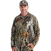 Nomad Mens Mirage 1/4 Zip, Performance Hunting Pullover Shirt