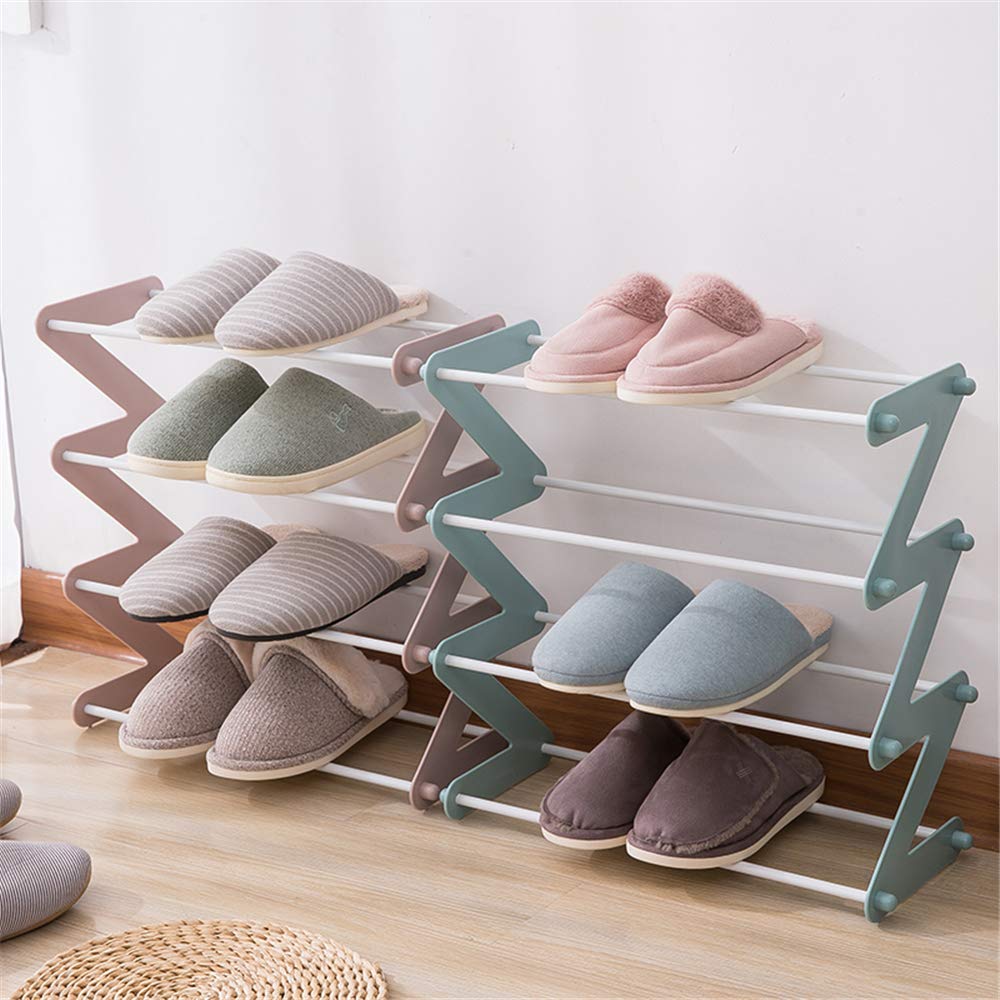 Tzamli Unique And Novel Style Small And Exquisite Practical Shoe Storage Rack Can Be Put Into 8 Pairs Of Shoes Blue Storage Organization Home Ekbotefurniture Com