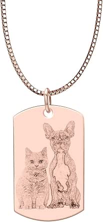 Custom Military Tags Necklaces 