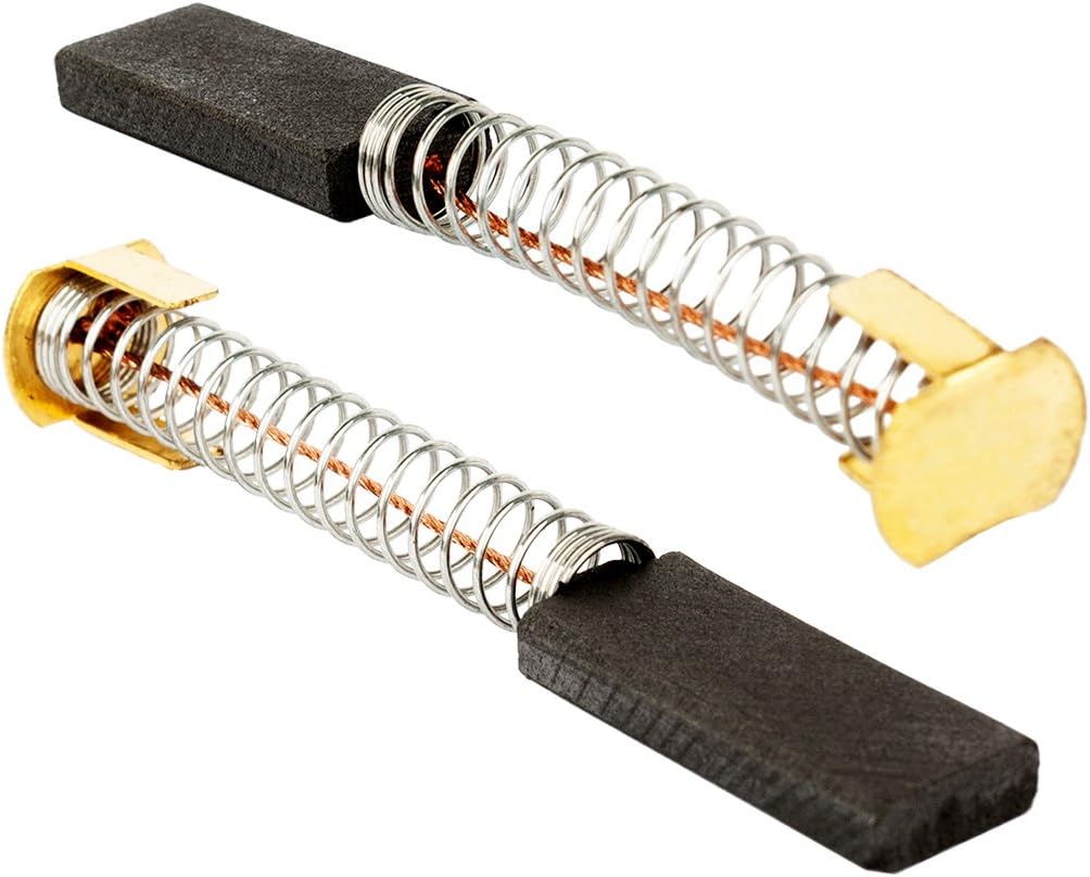 Sourcingmap 21mm x 9mm x 3.58mm Carbon Brushes for Electrical Motors Replacement Set of 2, 21x9x3.58mm