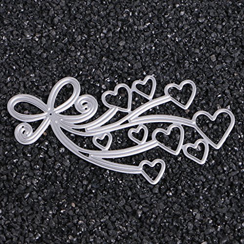 Metal Cutting Dies Heart Paper Cutting Dies Stencil Frame Metal Template DIY Card