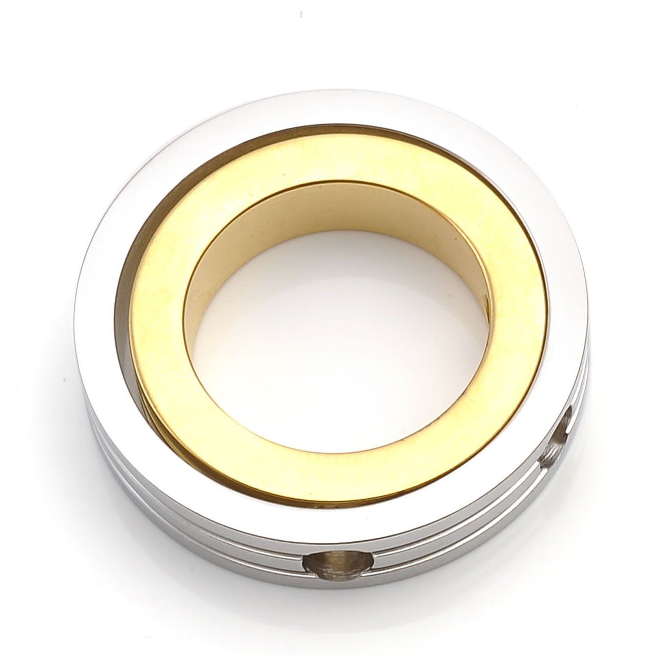 Zysta Collier Pendentif Rond 12 Zodiaque Femme Acier Inoxydable Amovible Argent Or Cadeau Amoureux Fantaisie avec chaîne 24\'\' et Boîte cadeau