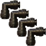 John Guest 12mm Equal Elbow Push Fit Pipe Fitting 4 Pack view 1