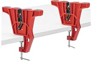 ANCHOM Ski and Snowboard Vises for Tuning, Repair and Waxing, Non-Slip Ski Snowboard Clamp with Rubber Pads, Vice Grips and Horizontal and Vertical Working Positions, Stable Snowboard Ski Tuning Vise