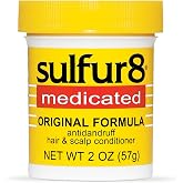 SULFUR8 Medicated Anti-Dandruff Hair &amp; Scalp Conditioner 2 oz &ndash; Helps Control Dandruff, Soothes Itchy Scalp &amp; Moisturizes Hair with Refreshing Clean Fragrance, For All Hair Types