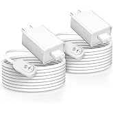 Arlo Camera Charger 10FT 2 Pack Compatible with Ar lo Pro 5S 2K, Pro 4, Pro 3, Ultra 2, Ultra, Floodlight, Go 2 Cameras, arlo Magnetic Charging Cable Outdoor Weather Resistant Connector Power Adapter