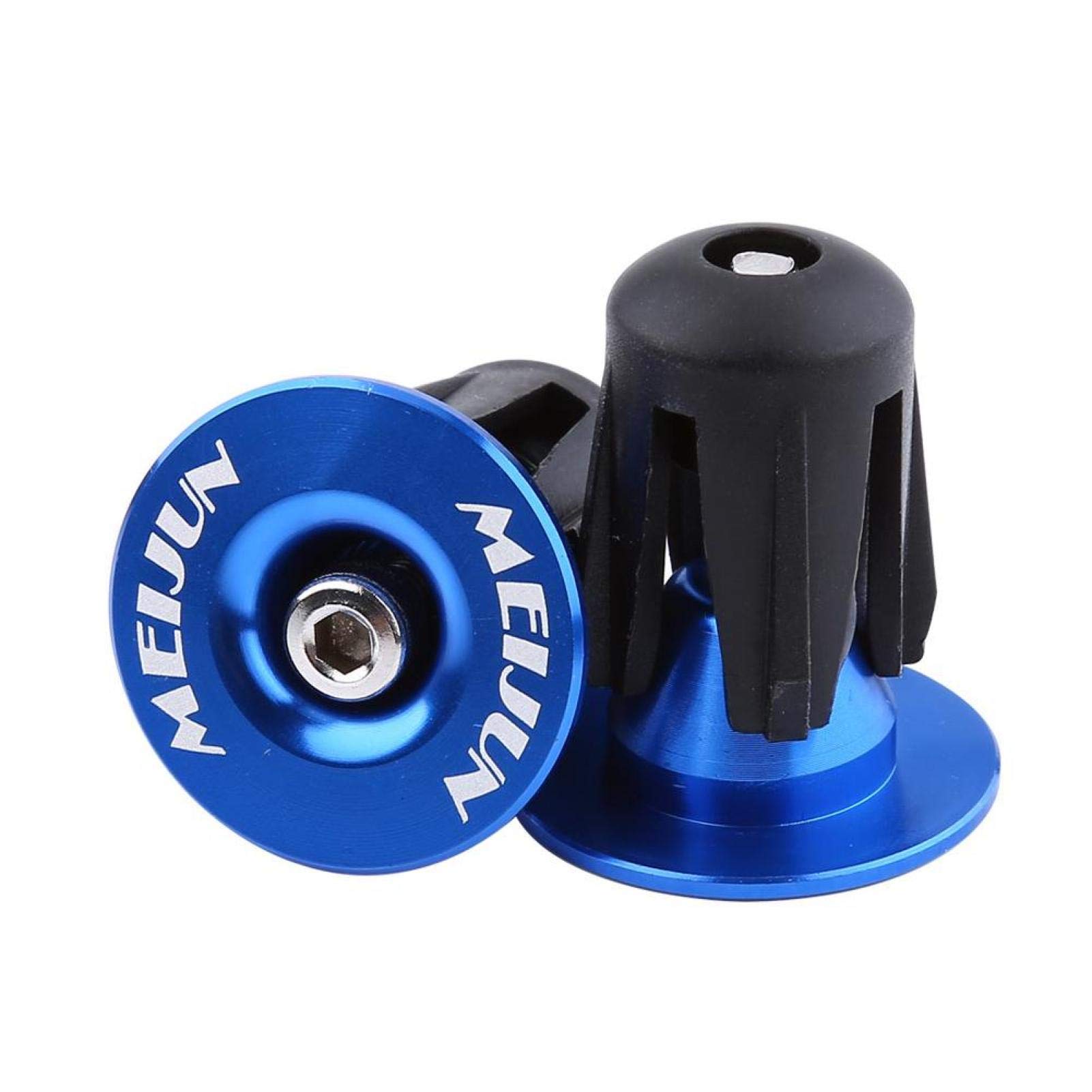 Alomejor Bike Bar Plugs, colorful durable Handlebar End Caps aluminium alloy for bikers adventure riders mountain road cycling
