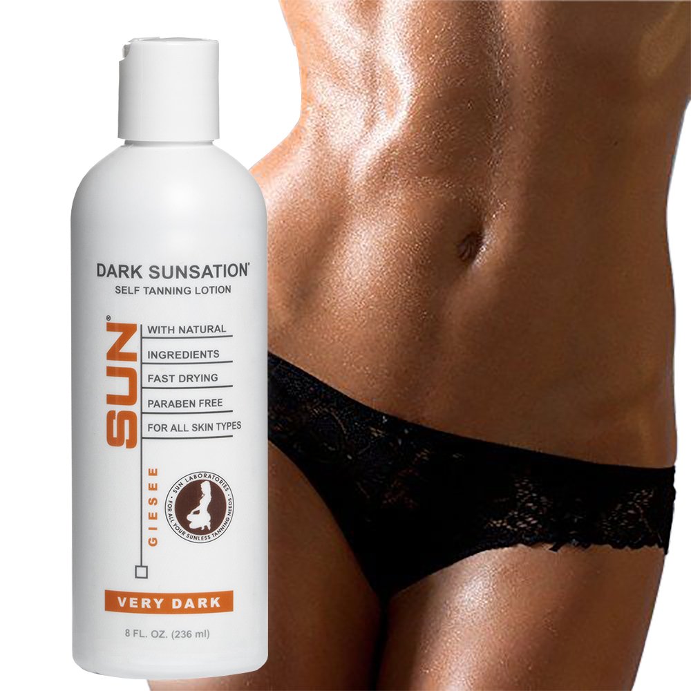 Self Tanner - Dark Sunsation Self Tanning Lotion 8 Oz ...