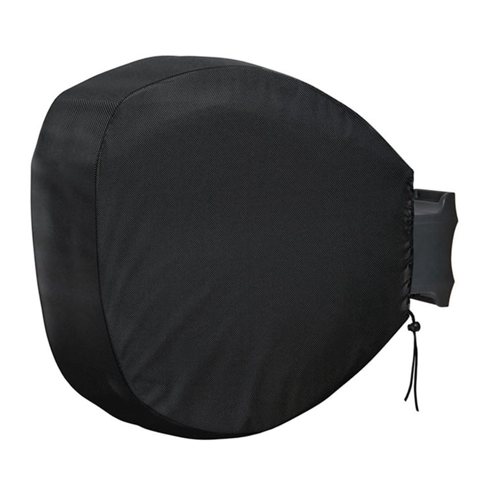 Cucioki 420D Painted Garden Wall Mount Retractable Hose Reel Cover Waterproof Sun Protection Hose Reel Cover Easy to Use Black