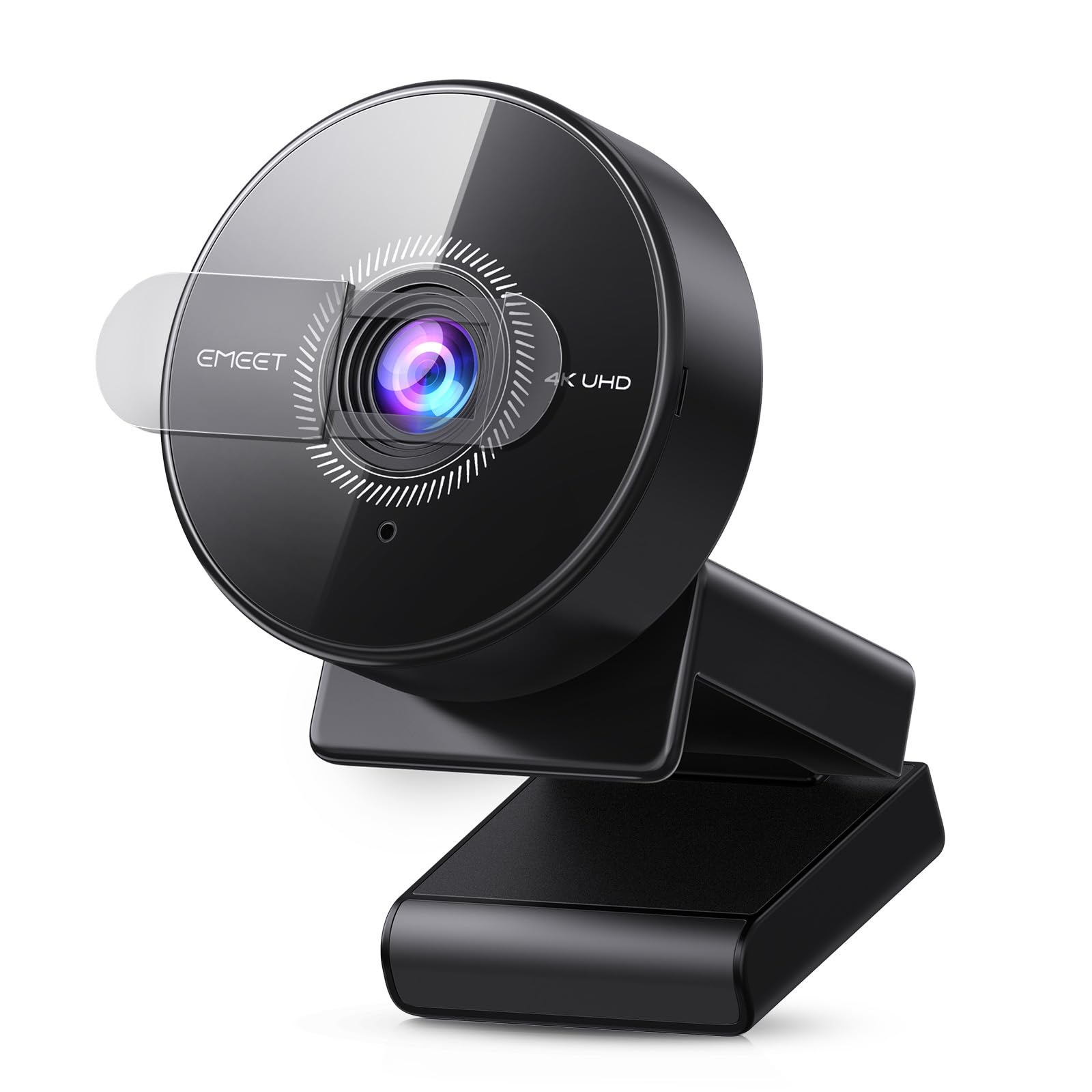 EMEET C950 4K Webcam für PC, 8 Megapixel 4K UHD, PDAF-Autofokus, Mikrofon mit Geräuschunterdrückung, 73° FOV, 1080P@60FPS, Sichtschutz, USB 2.0 Plug&Play, Webcam Ideale für Zoom/Teams