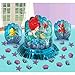 Little Mermaid Party Decorations Bundle - Scene Setter, Hanging Swirls, and Table Decorating Kit