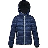 Rokka&Rolla Boys' Heavyweight Puffer Jacket Warm Fleece Lined Winter Coat