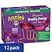 Annie's Organic Really Peely Fruit Tape, Berry, 6 Rolls, 0.8 oz Each (Pack of 12)