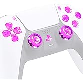 eXtremeRate Multi-Colors Luminated D-pad Thumbstick Share Option Home Face Buttons for PS5 Controller BDM-010 & BDM-020 Models, 7 Colors 9 Modes DTF V3 LED Kit for PS5 Controller - Without Controller