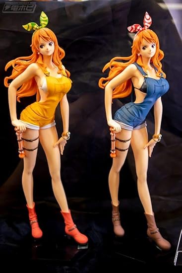 Buy Banpresto One Piece Movie Version One Piece Stampede Glitter Glamours Nami Nami All 2 Types Set Blue Orange Online At Low Prices In India Amazon In
