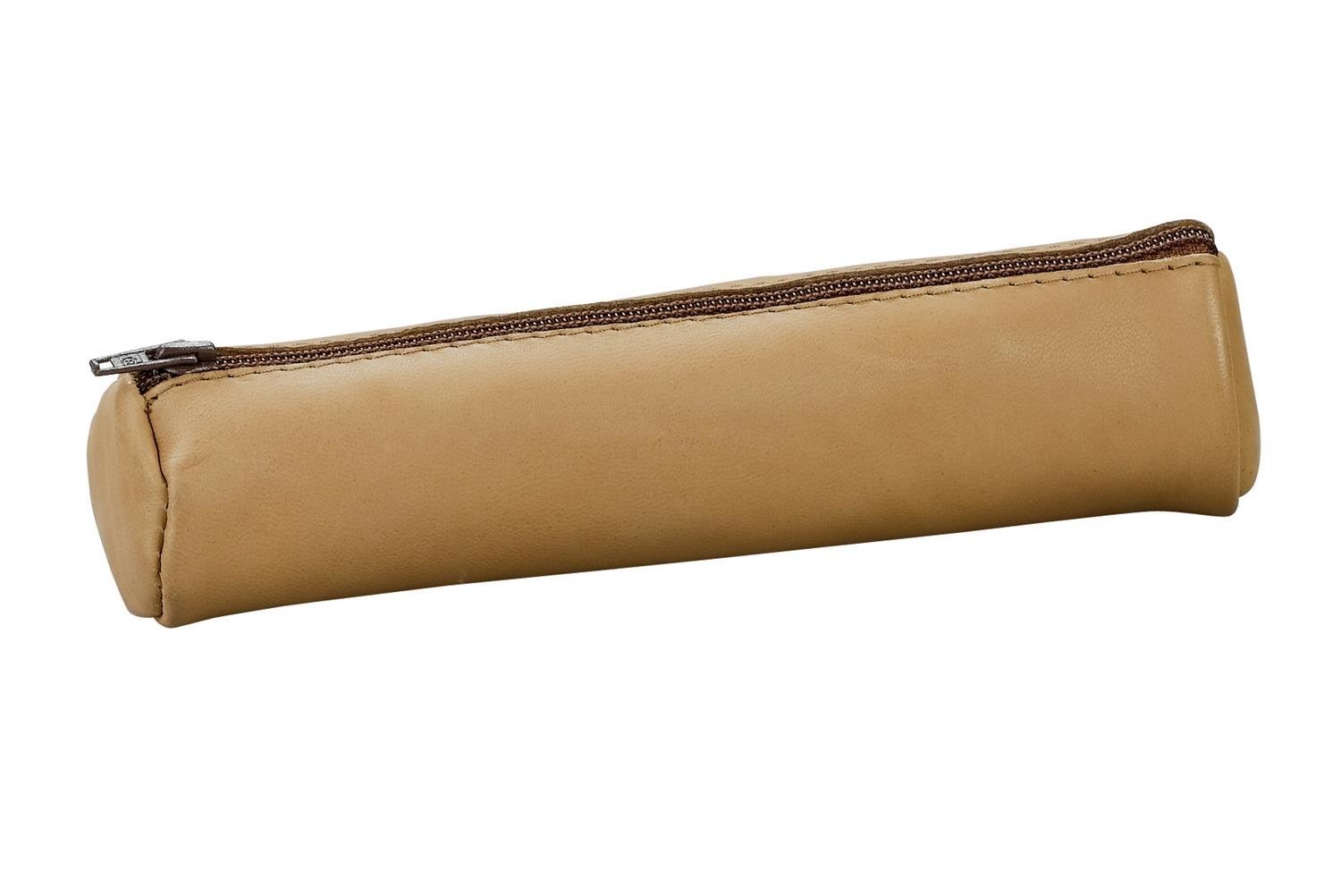 Elba Tote Natural Leather Round Beige Creme