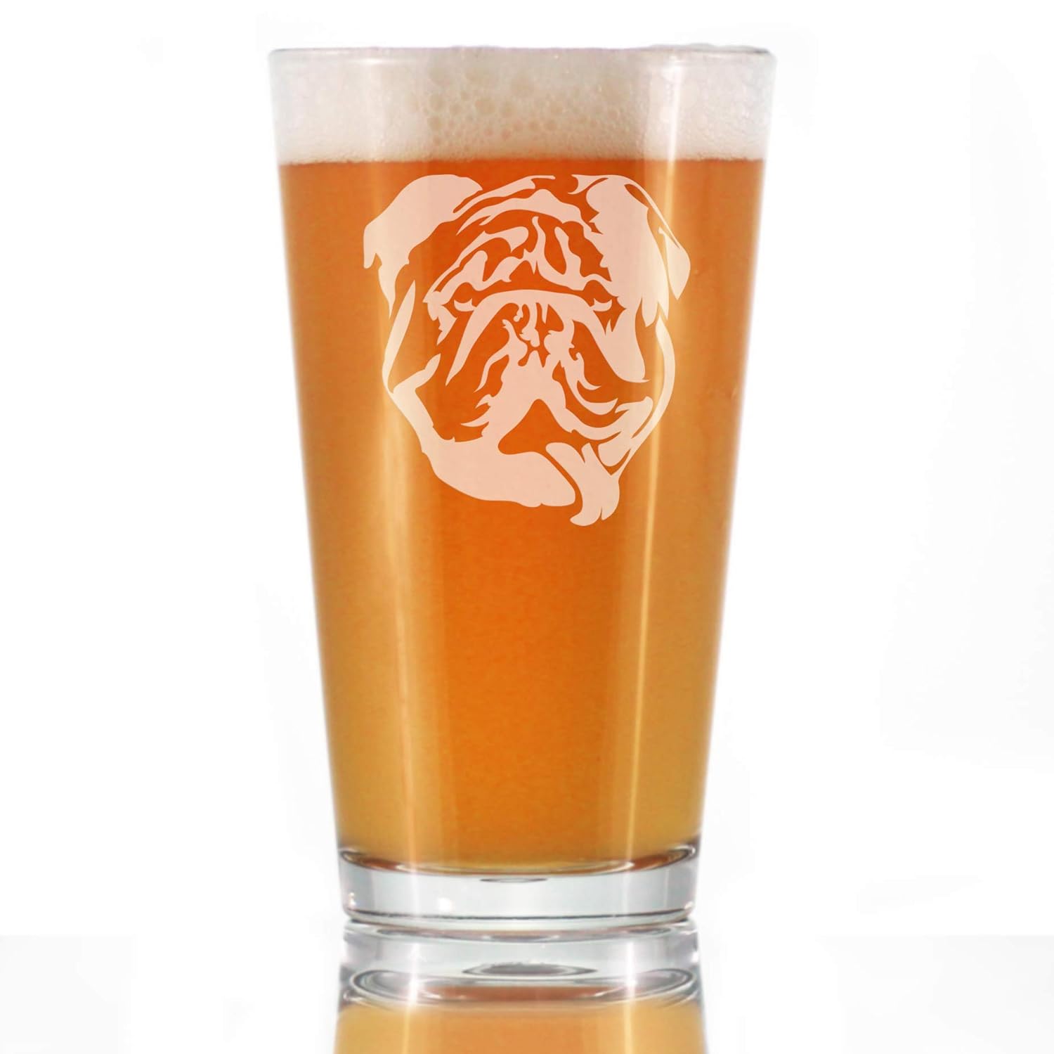 bulldog drink glasses