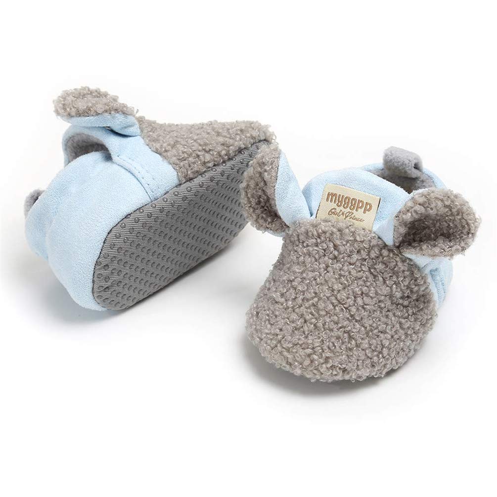 Newborn Cozie Fleece Bootie Unisex Infant Toddler Slippers Crib Shoes