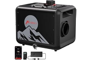 HCALORY 8KW Diesel Heater, All in One 7.5L Toolbox MAX Diesel Air Heater 110/12/24V Parking Heater with App Control, Wireless Temperature Sensing and Altitude Mode for RV Garage Camper 2025 Upgraded