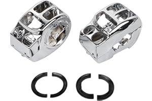 YDLMT Aluminum Handlebar Switch Housing Hand Control Housings for Harley Touring Road King Electra Glide Road Glide Street Gl