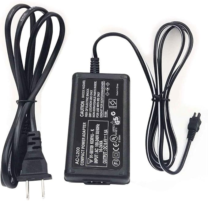 ACL200 Handycam Charger Compatible with Sony Handycam DCR