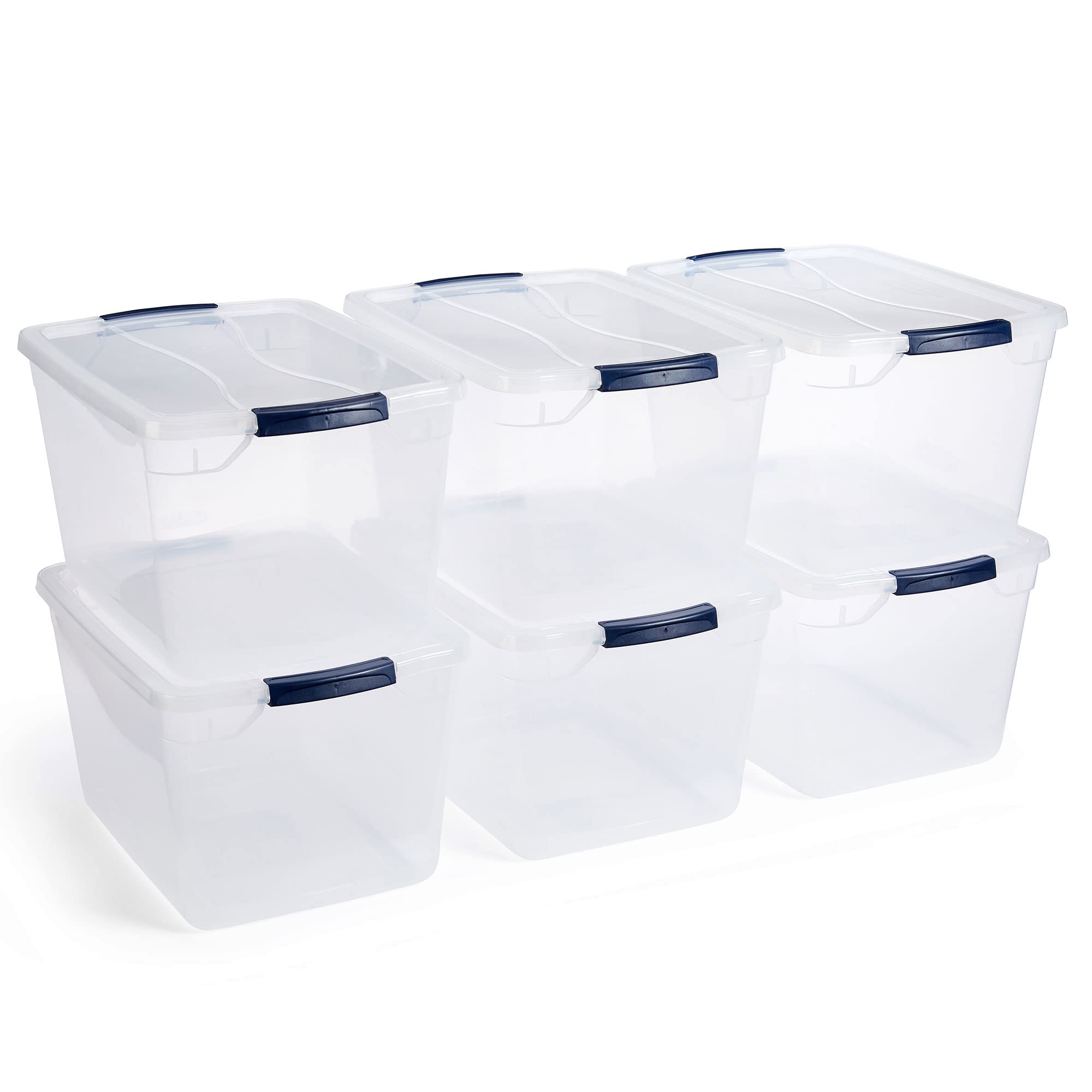Mua Rubbermaid Cleverstore 30 Quart Latching Stackable Plastic Storage ...