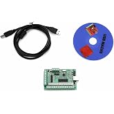 USB CNC Controller Card, 4 Axis 0-10V Optical Isolation | Breakout Board, XP 7 8 10 64-Bit, Laptop Tablet Support for CNC Router Milling Machine DIY