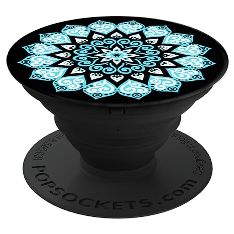 PopSockets - Ausziehbarer (Nicht Austauschbarer) Sockel und Griff für Smartphone und Tablet - Peace Mandala Sky